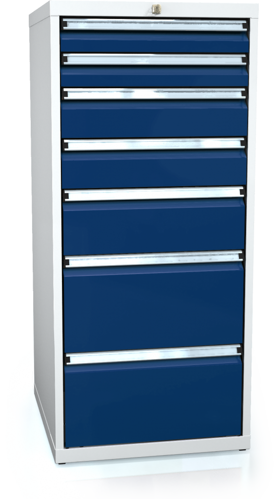 Drawer cabinet 1240 x 555 x 600 - 7x drawers